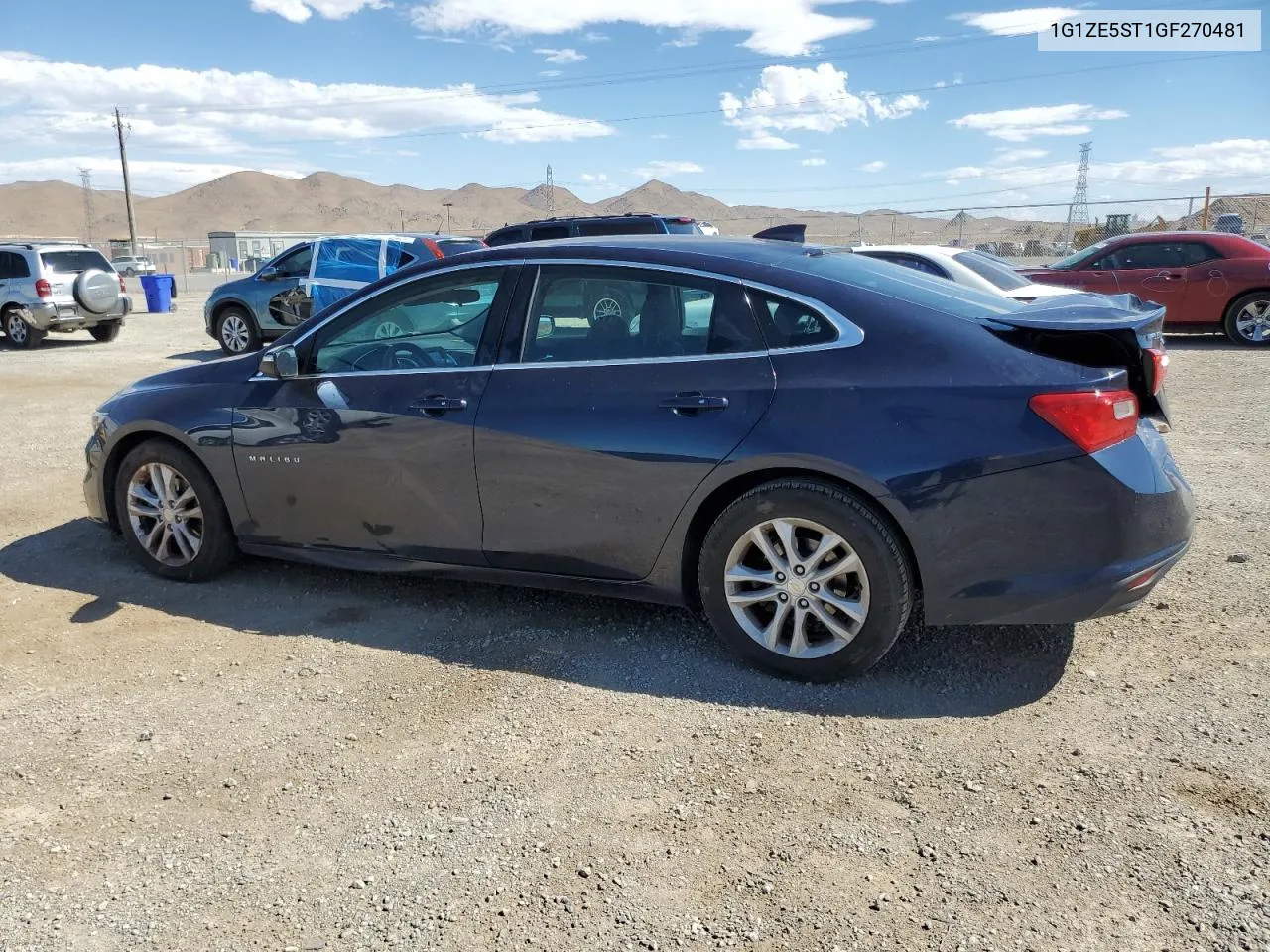 2016 Chevrolet Malibu Lt VIN: 1G1ZE5ST1GF270481 Lot: 67395554