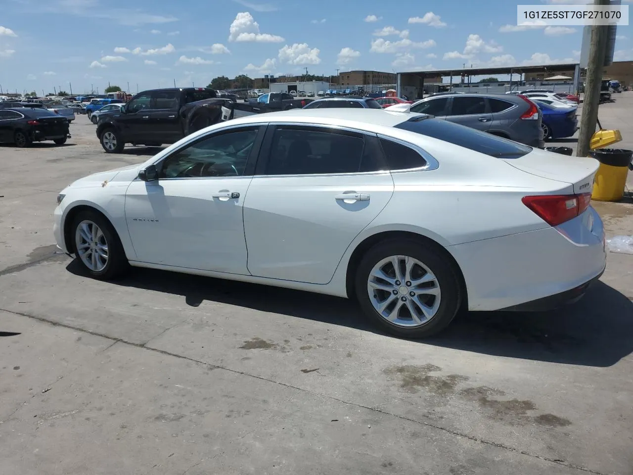 2016 Chevrolet Malibu Lt VIN: 1G1ZE5ST7GF271070 Lot: 67945564