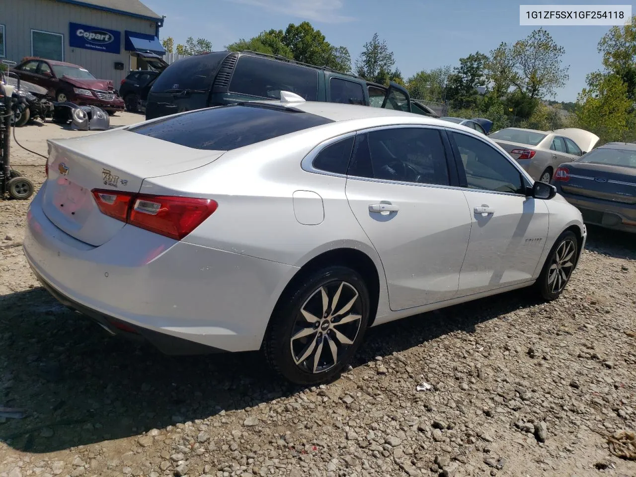 1G1ZF5SX1GF254118 2016 Chevrolet Malibu Lt