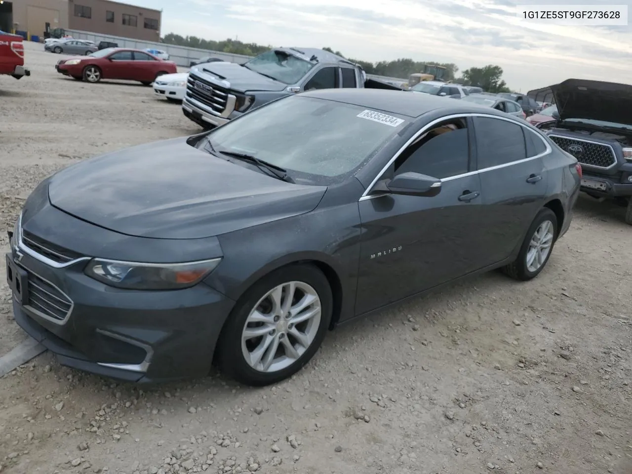 2016 Chevrolet Malibu Lt VIN: 1G1ZE5ST9GF273628 Lot: 68352334