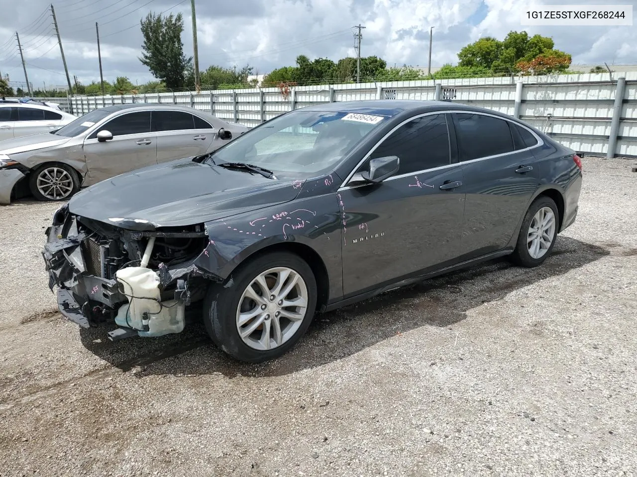 2016 Chevrolet Malibu Lt VIN: 1G1ZE5STXGF268244 Lot: 68486454