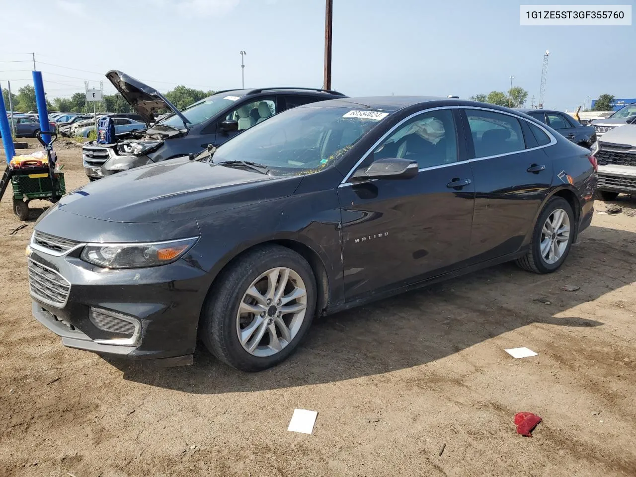 2016 Chevrolet Malibu Lt VIN: 1G1ZE5ST3GF355760 Lot: 68584024