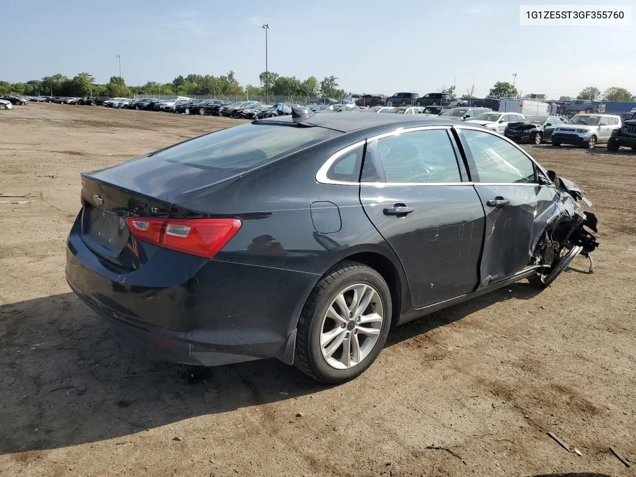 2016 Chevrolet Malibu Lt VIN: 1G1ZE5ST3GF355760 Lot: 68584024