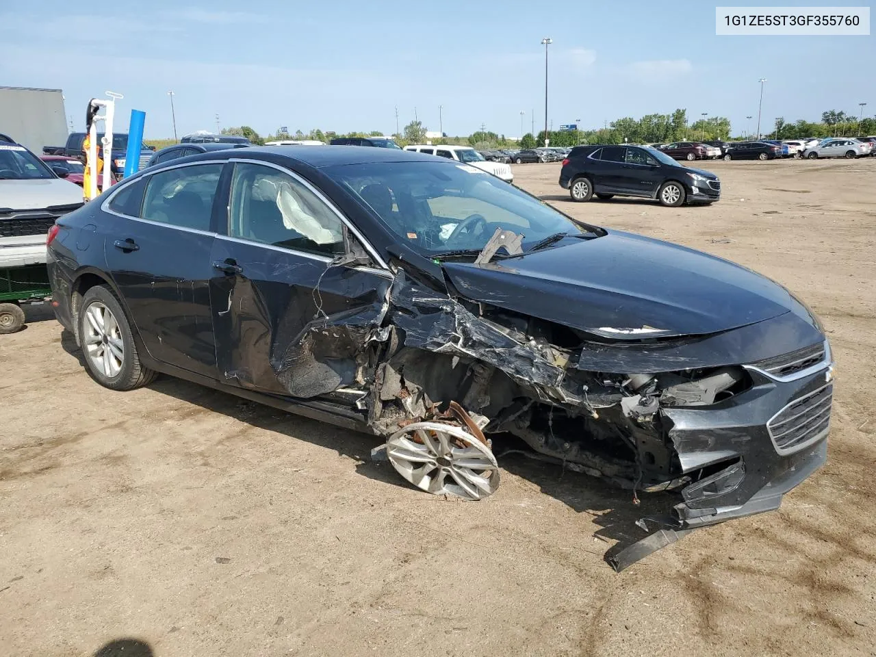 2016 Chevrolet Malibu Lt VIN: 1G1ZE5ST3GF355760 Lot: 68584024