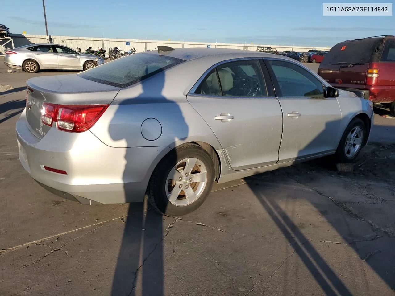 2016 Chevrolet Malibu Limited Ls VIN: 1G11A5SA7GF114842 Lot: 69271254