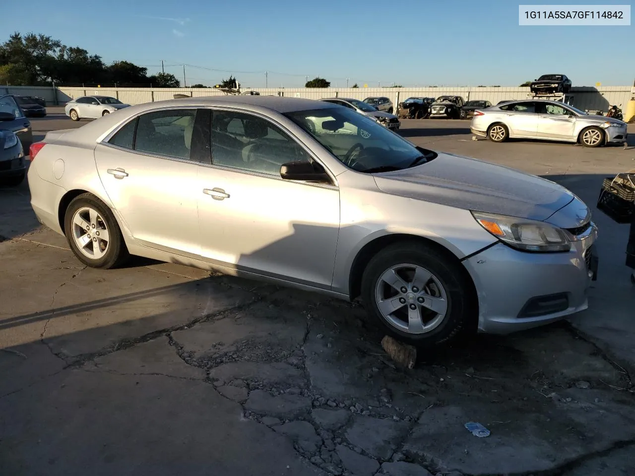 2016 Chevrolet Malibu Limited Ls VIN: 1G11A5SA7GF114842 Lot: 69271254