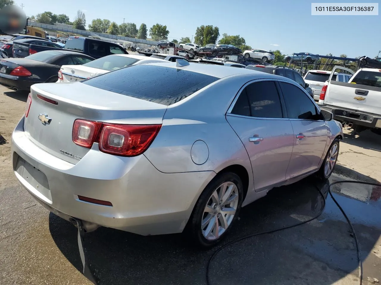 2016 Chevrolet Malibu Limited Ltz VIN: 1G11E5SA3GF136387 Lot: 70284774