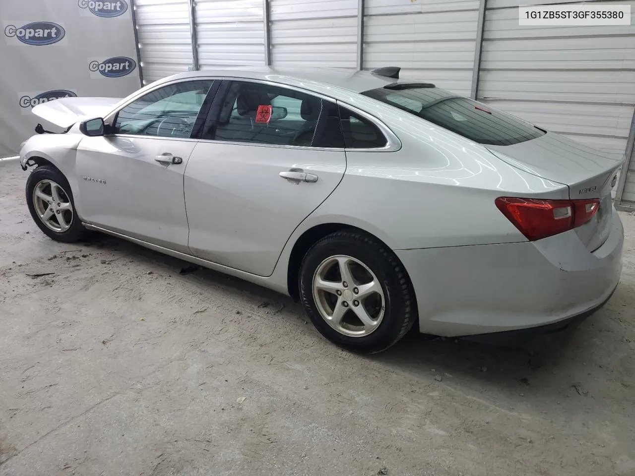 1G1ZB5ST3GF355380 2016 Chevrolet Malibu Ls