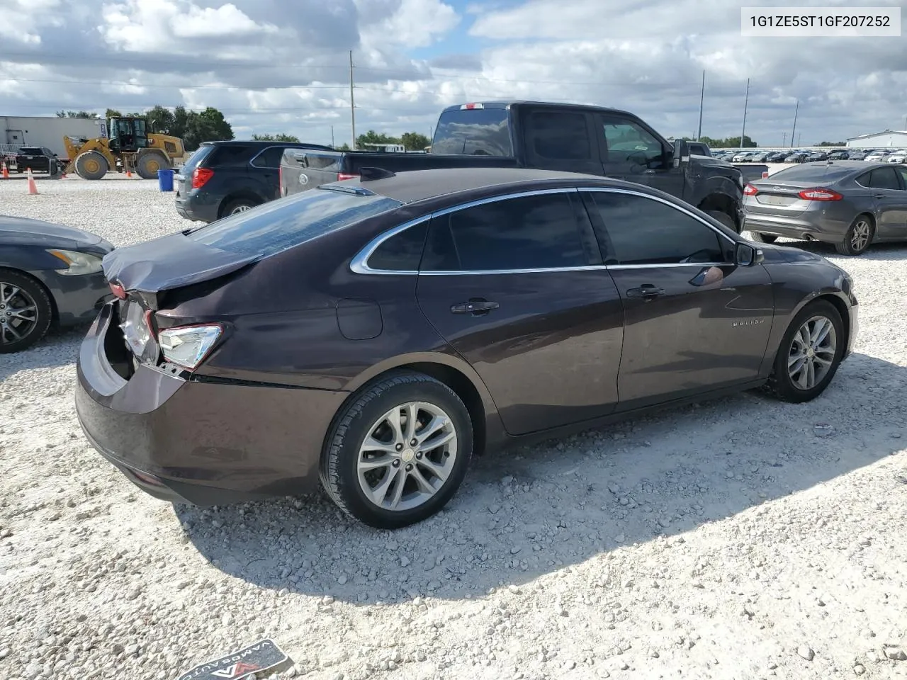 2016 Chevrolet Malibu Lt VIN: 1G1ZE5ST1GF207252 Lot: 71280704