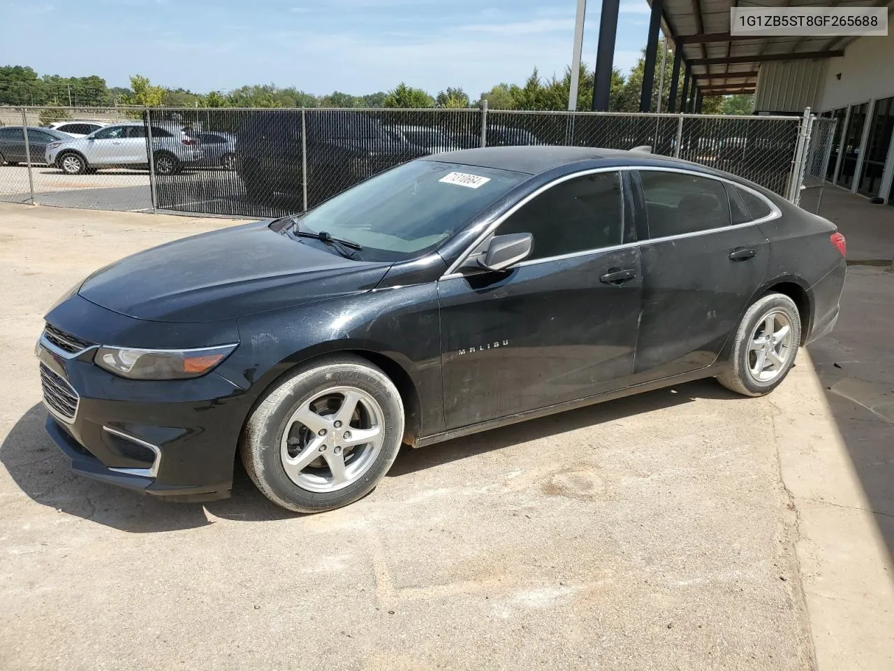 2016 Chevrolet Malibu Ls VIN: 1G1ZB5ST8GF265688 Lot: 71310664