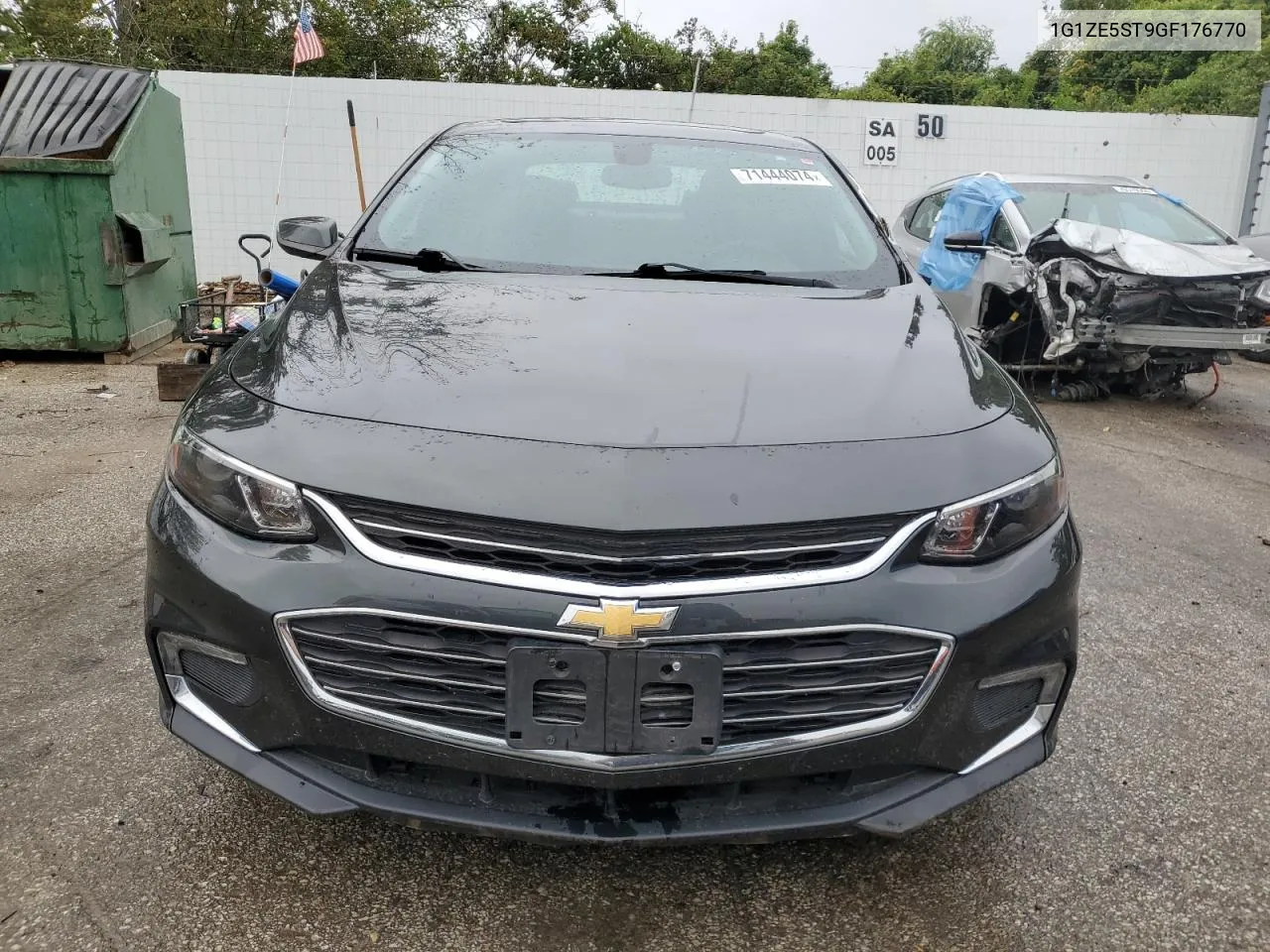 2016 Chevrolet Malibu Lt VIN: 1G1ZE5ST9GF176770 Lot: 71444074