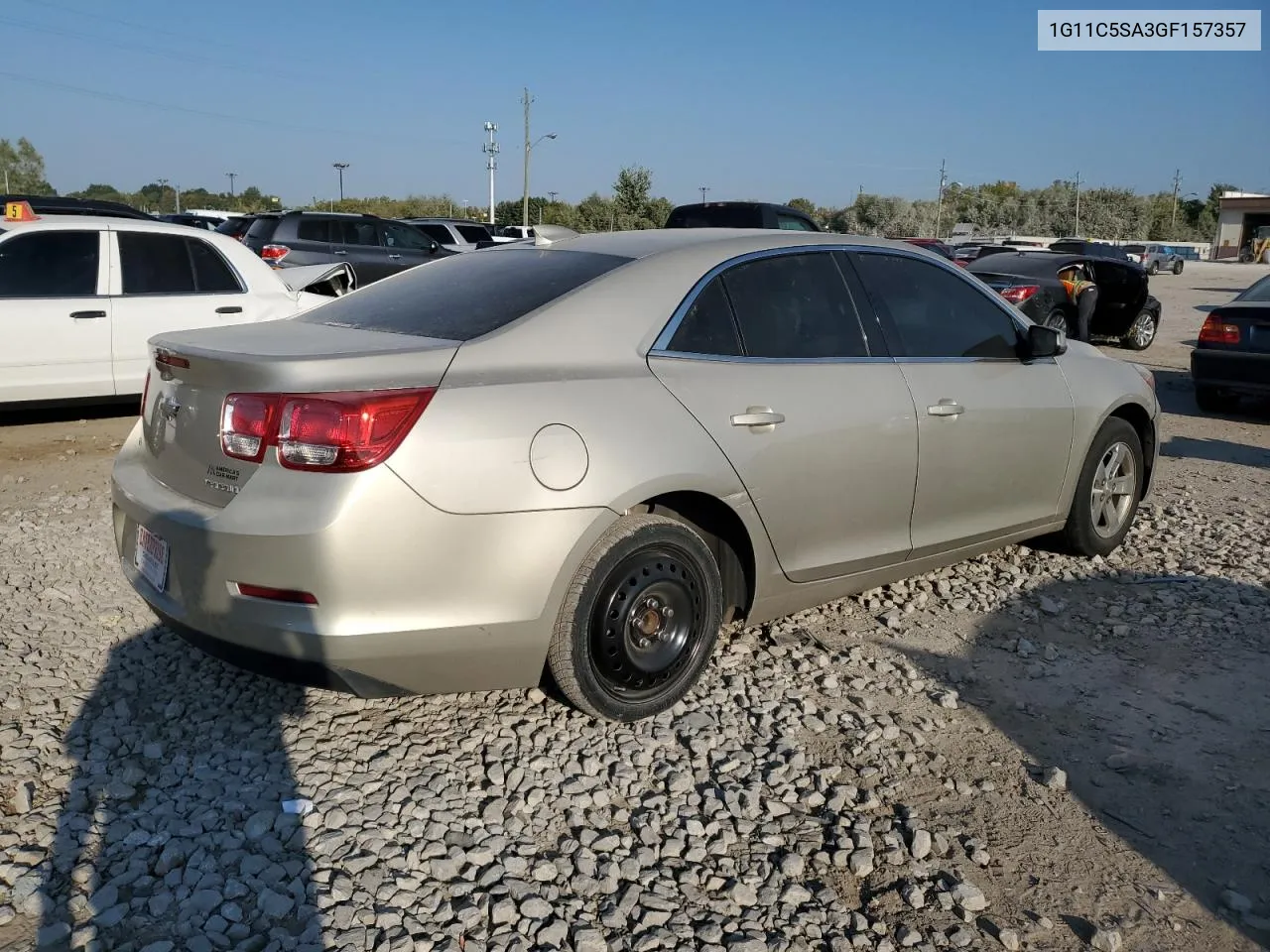 2016 Chevrolet Malibu Limited Lt VIN: 1G11C5SA3GF157357 Lot: 71513214