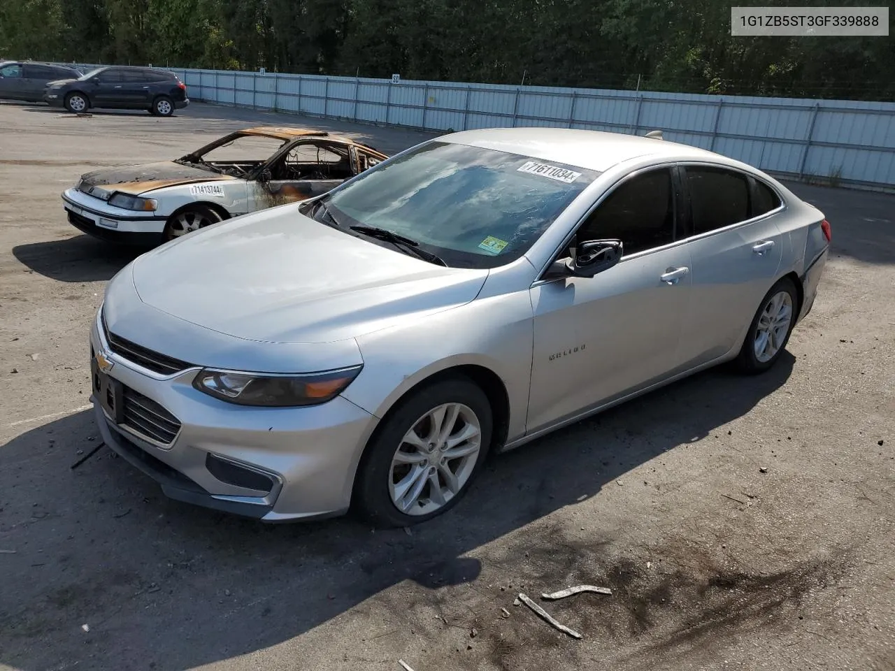 2016 Chevrolet Malibu Ls VIN: 1G1ZB5ST3GF339888 Lot: 71611034