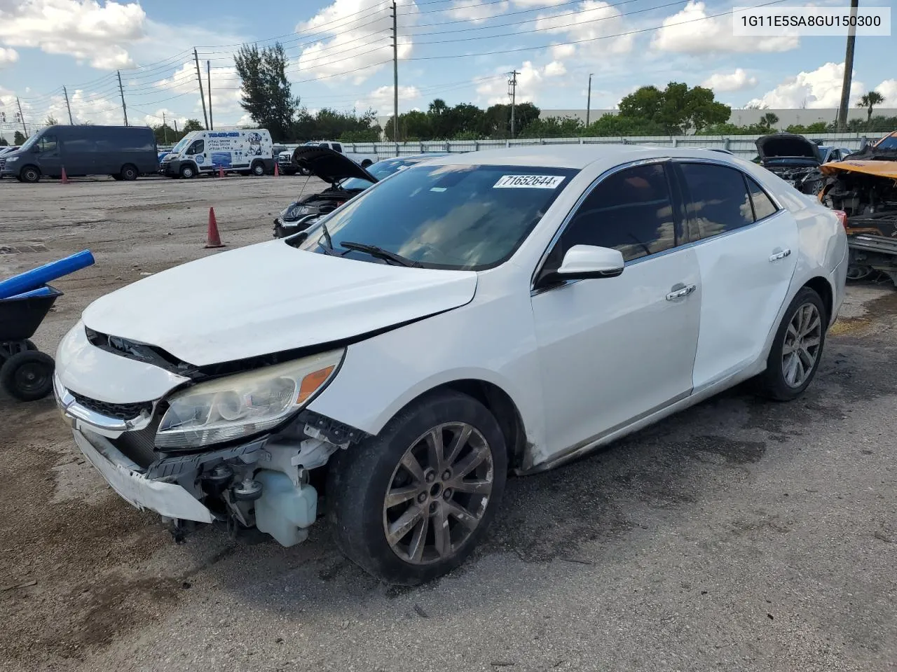 2016 Chevrolet Malibu Limited Ltz VIN: 1G11E5SA8GU150300 Lot: 71652644