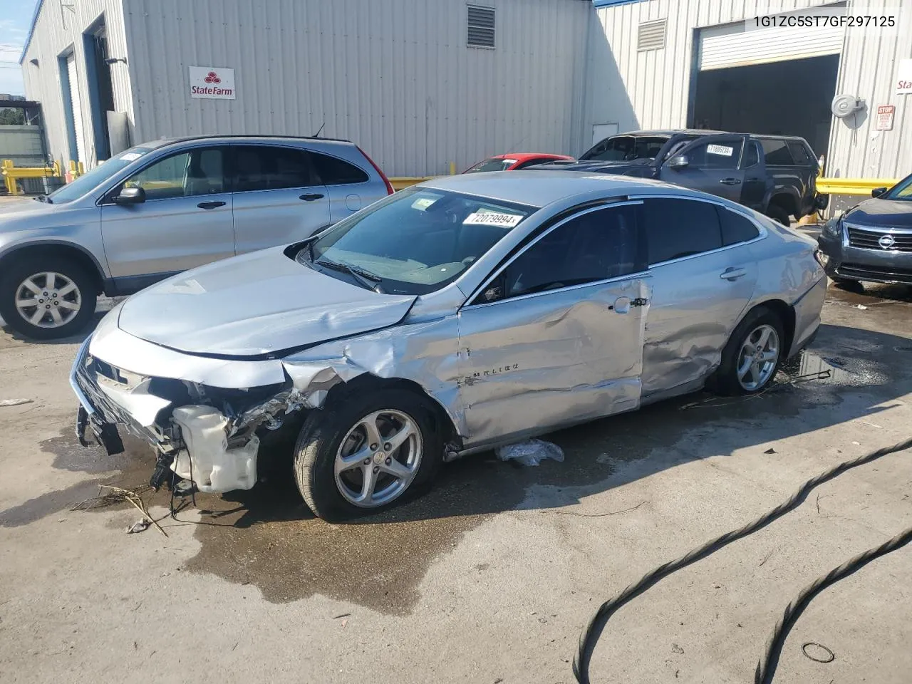 2016 Chevrolet Malibu Ls VIN: 1G1ZC5ST7GF297125 Lot: 72079994