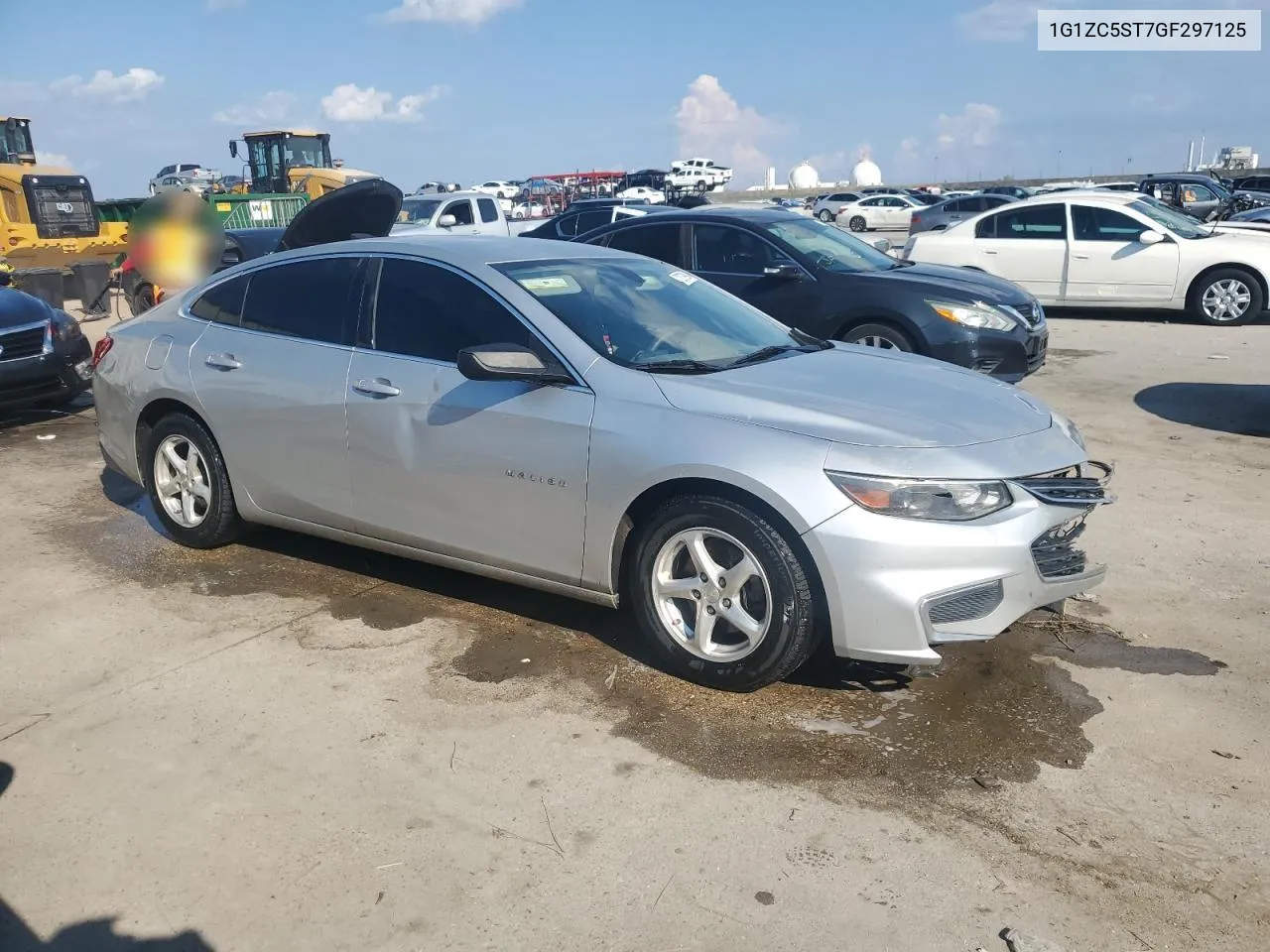 2016 Chevrolet Malibu Ls VIN: 1G1ZC5ST7GF297125 Lot: 72079994