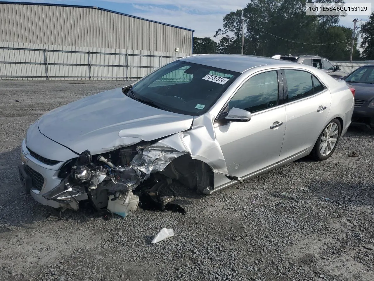 2016 Chevrolet Malibu Limited Ltz VIN: 1G11E5SA6GU153129 Lot: 72737314