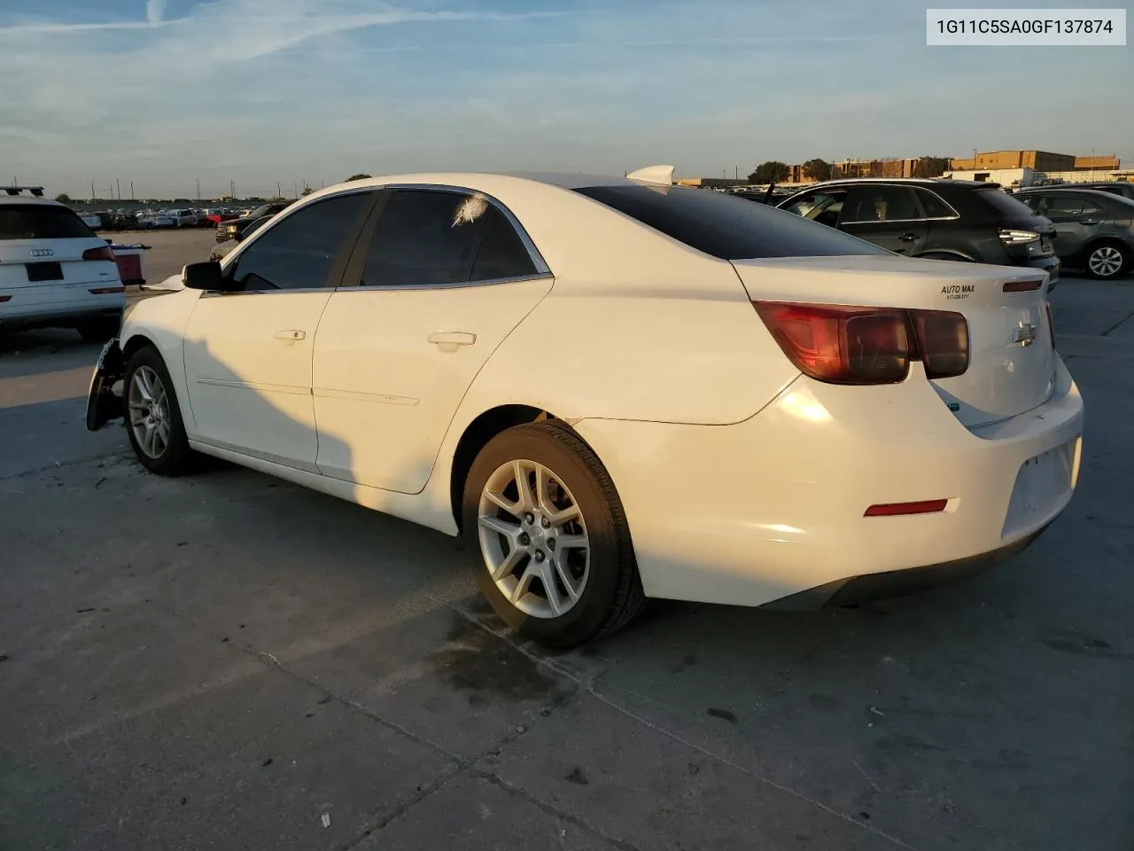 2016 Chevrolet Malibu Limited Lt VIN: 1G11C5SA0GF137874 Lot: 72742054