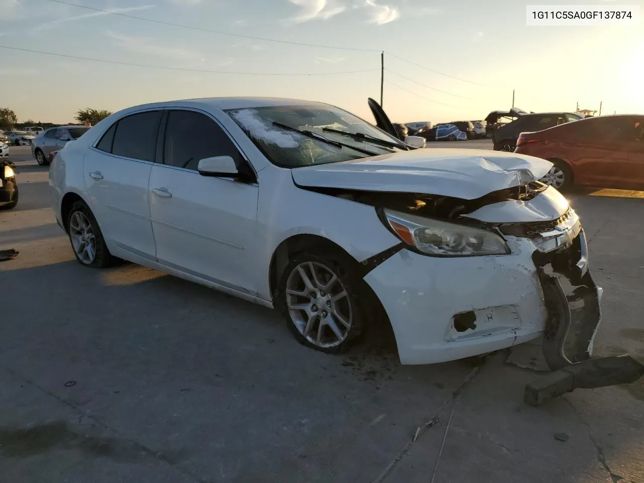 2016 Chevrolet Malibu Limited Lt VIN: 1G11C5SA0GF137874 Lot: 72742054