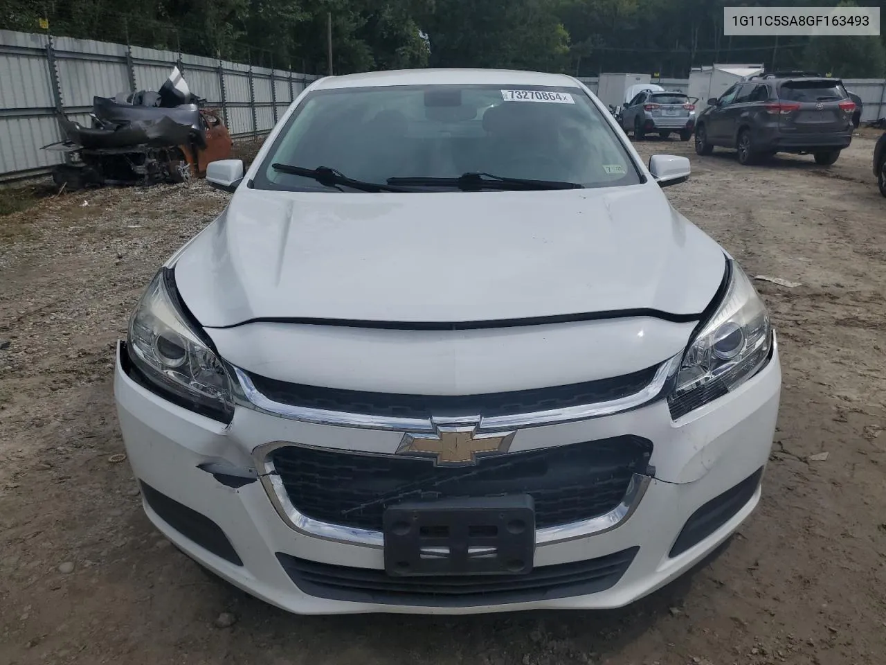 2016 Chevrolet Malibu Limited Lt VIN: 1G11C5SA8GF163493 Lot: 73270864