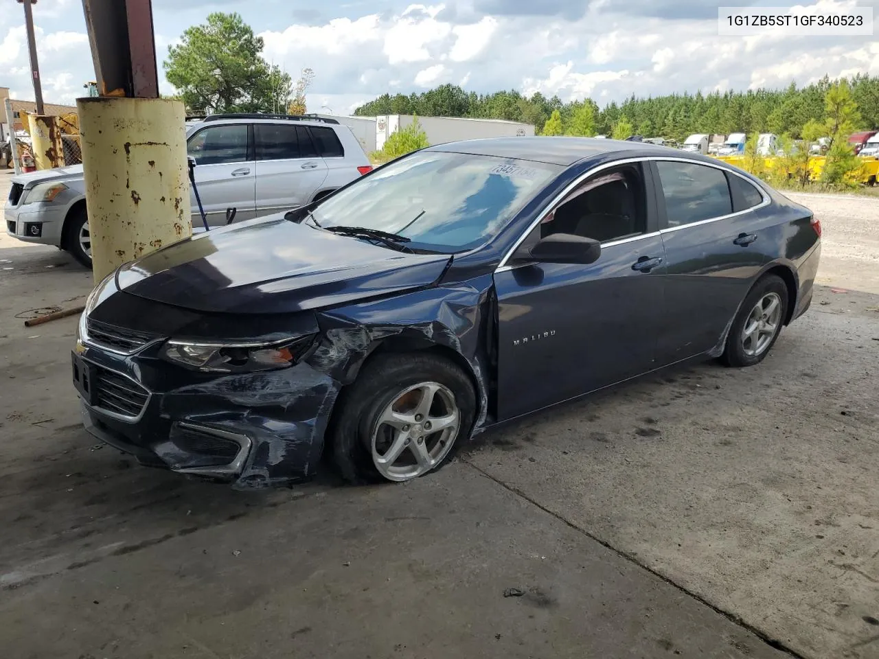 2016 Chevrolet Malibu Ls VIN: 1G1ZB5ST1GF340523 Lot: 73457154