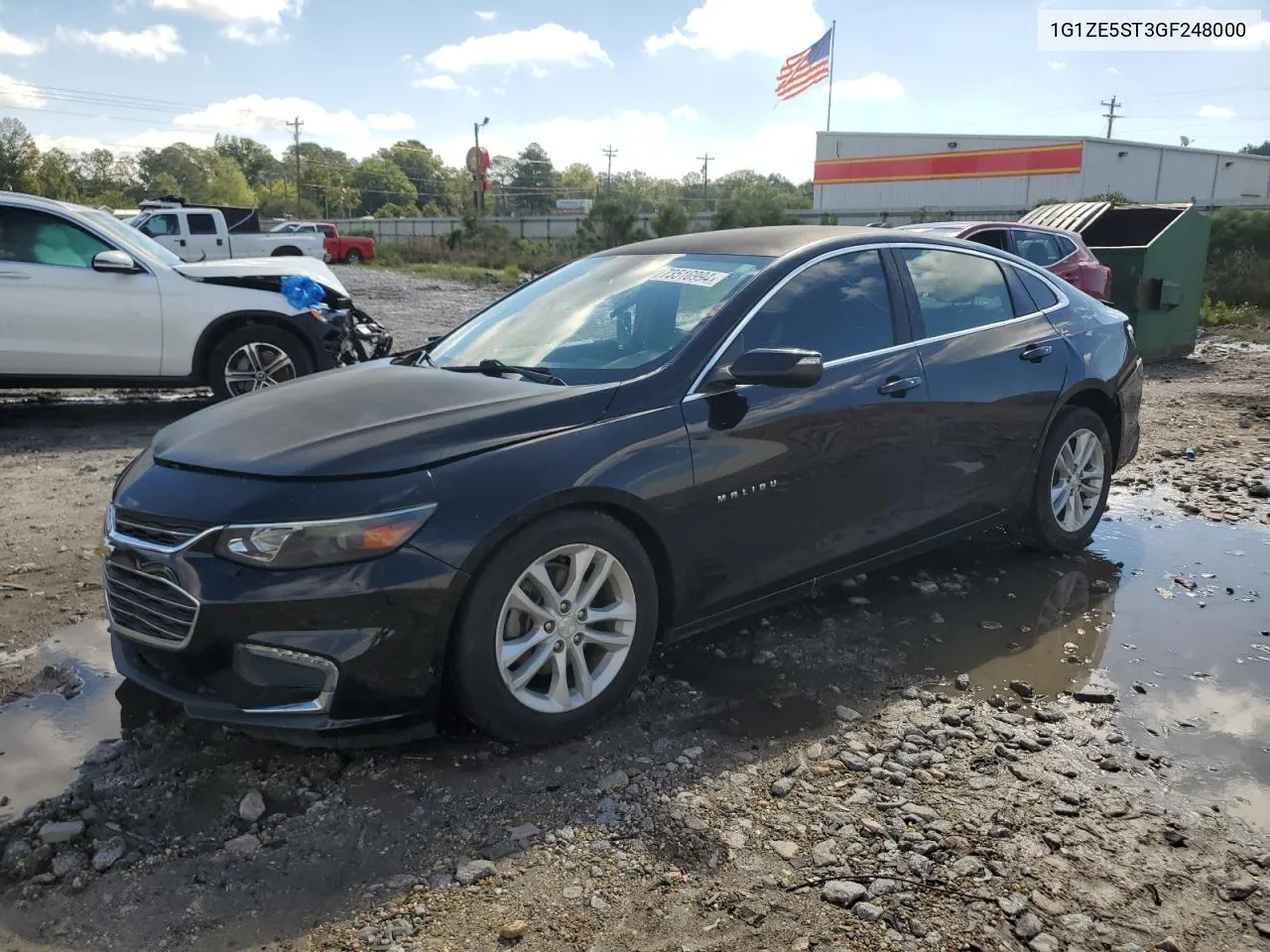 1G1ZE5ST3GF248000 2016 Chevrolet Malibu Lt