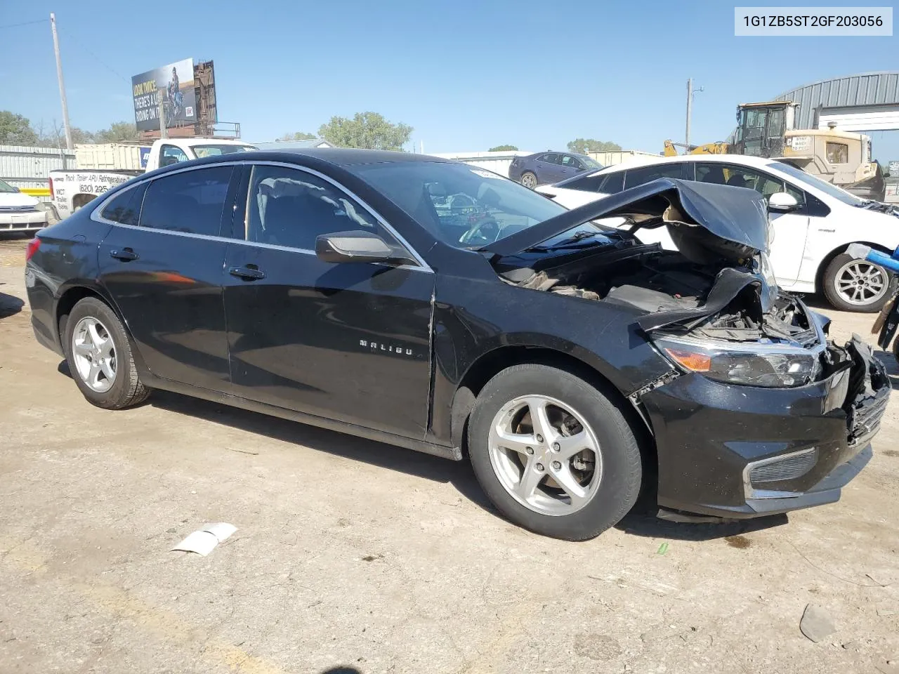 1G1ZB5ST2GF203056 2016 Chevrolet Malibu Ls