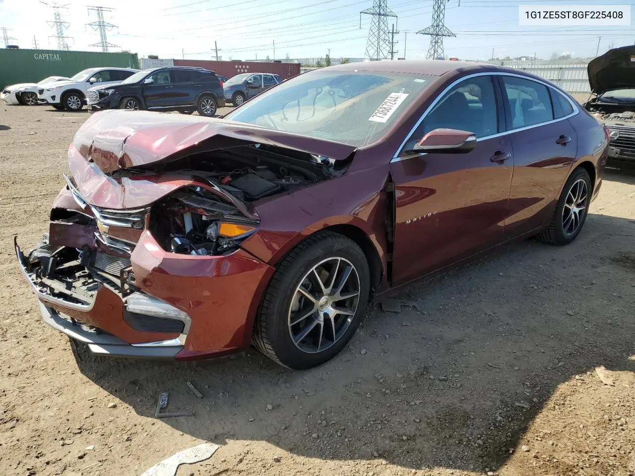 2016 Chevrolet Malibu Lt VIN: 1G1ZE5ST8GF225408 Lot: 73687244