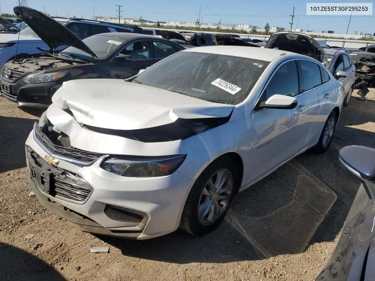 2016 Chevrolet Malibu Lt VIN: 1G1ZE5ST3GF295253 Lot: 74226344