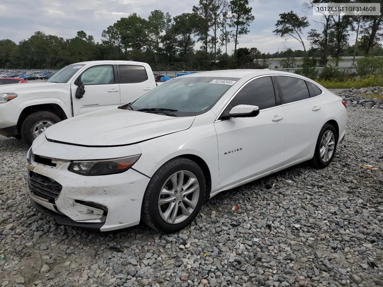 2016 Chevrolet Malibu Lt VIN: 1G1ZE5ST1GF314608 Lot: 74318244