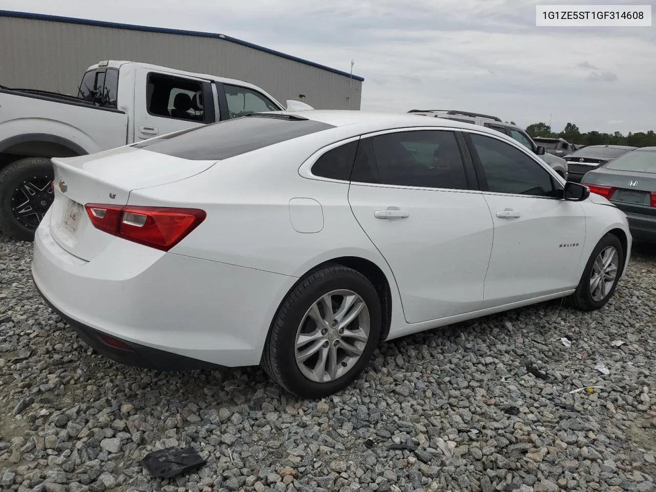 2016 Chevrolet Malibu Lt VIN: 1G1ZE5ST1GF314608 Lot: 74318244