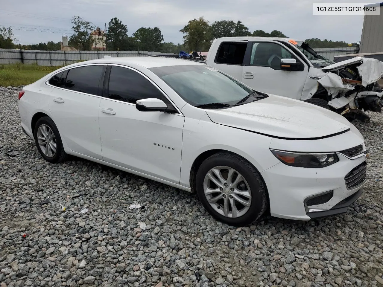 2016 Chevrolet Malibu Lt VIN: 1G1ZE5ST1GF314608 Lot: 74318244