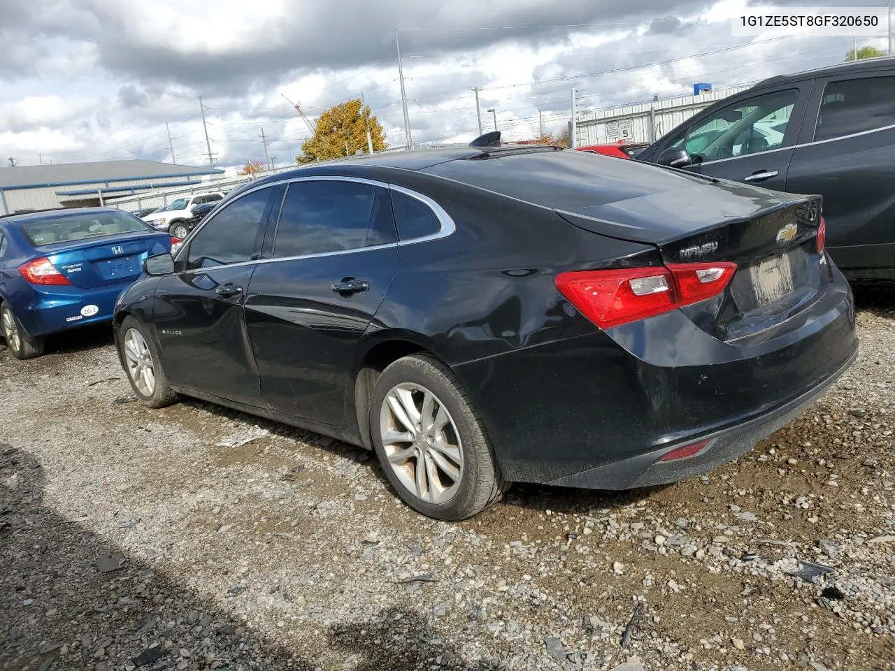 2016 Chevrolet Malibu Lt VIN: 1G1ZE5ST8GF320650 Lot: 74795564