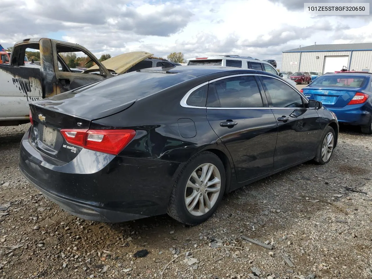 2016 Chevrolet Malibu Lt VIN: 1G1ZE5ST8GF320650 Lot: 74795564