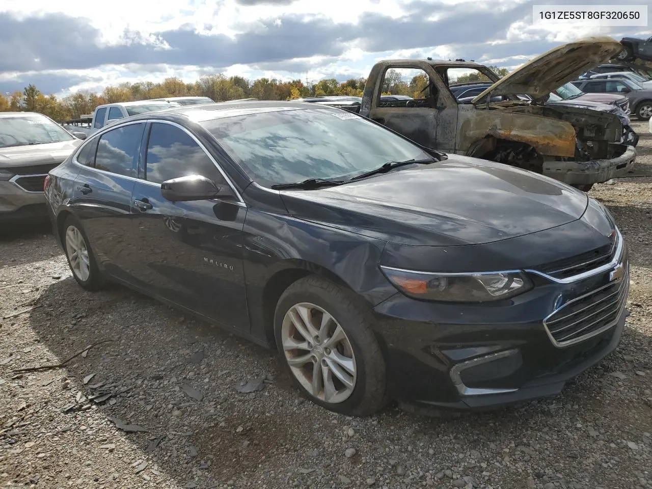 2016 Chevrolet Malibu Lt VIN: 1G1ZE5ST8GF320650 Lot: 74795564