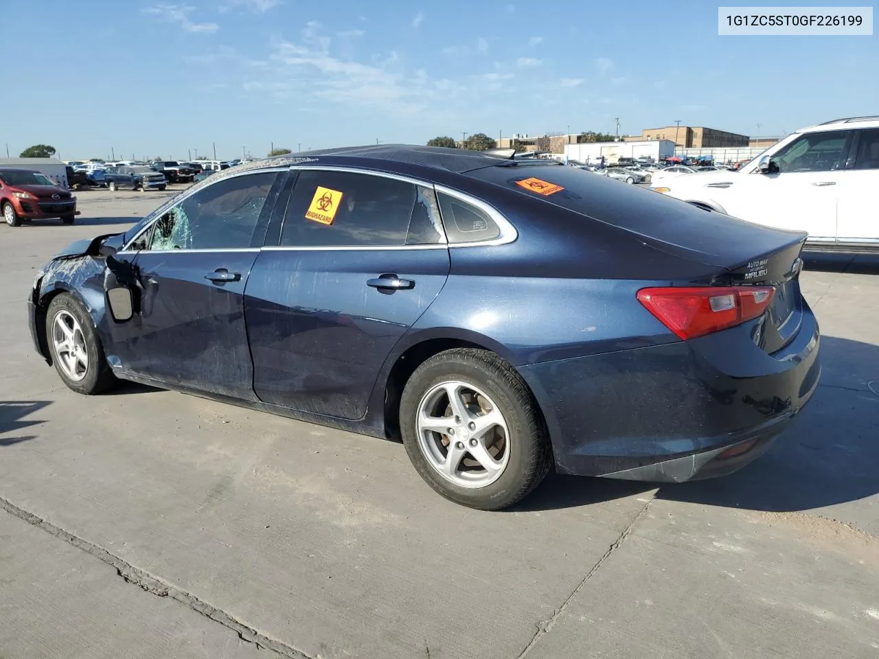 2016 Chevrolet Malibu Ls VIN: 1G1ZC5ST0GF226199 Lot: 74822514