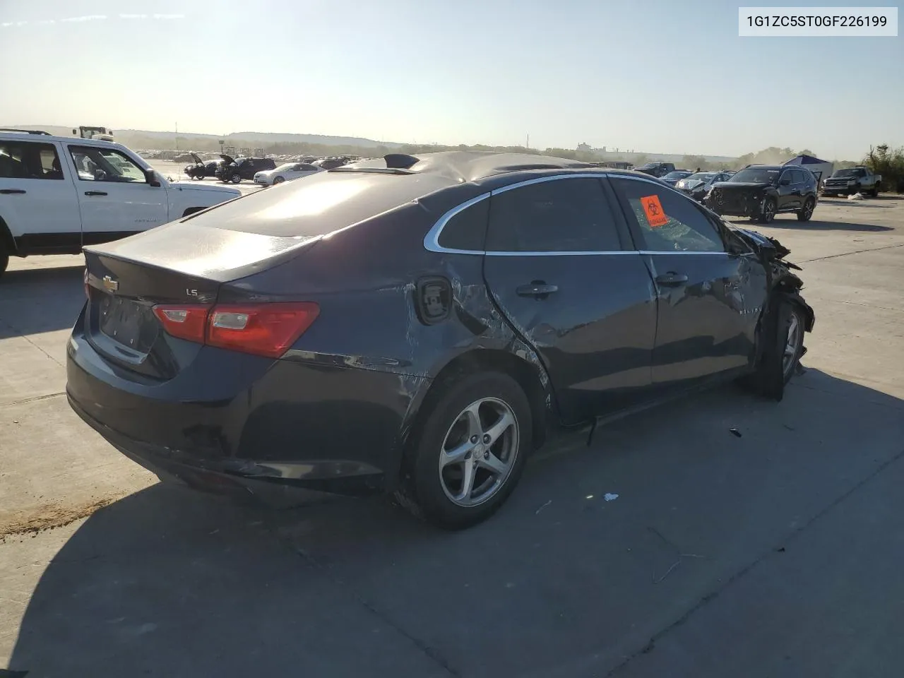 2016 Chevrolet Malibu Ls VIN: 1G1ZC5ST0GF226199 Lot: 74822514