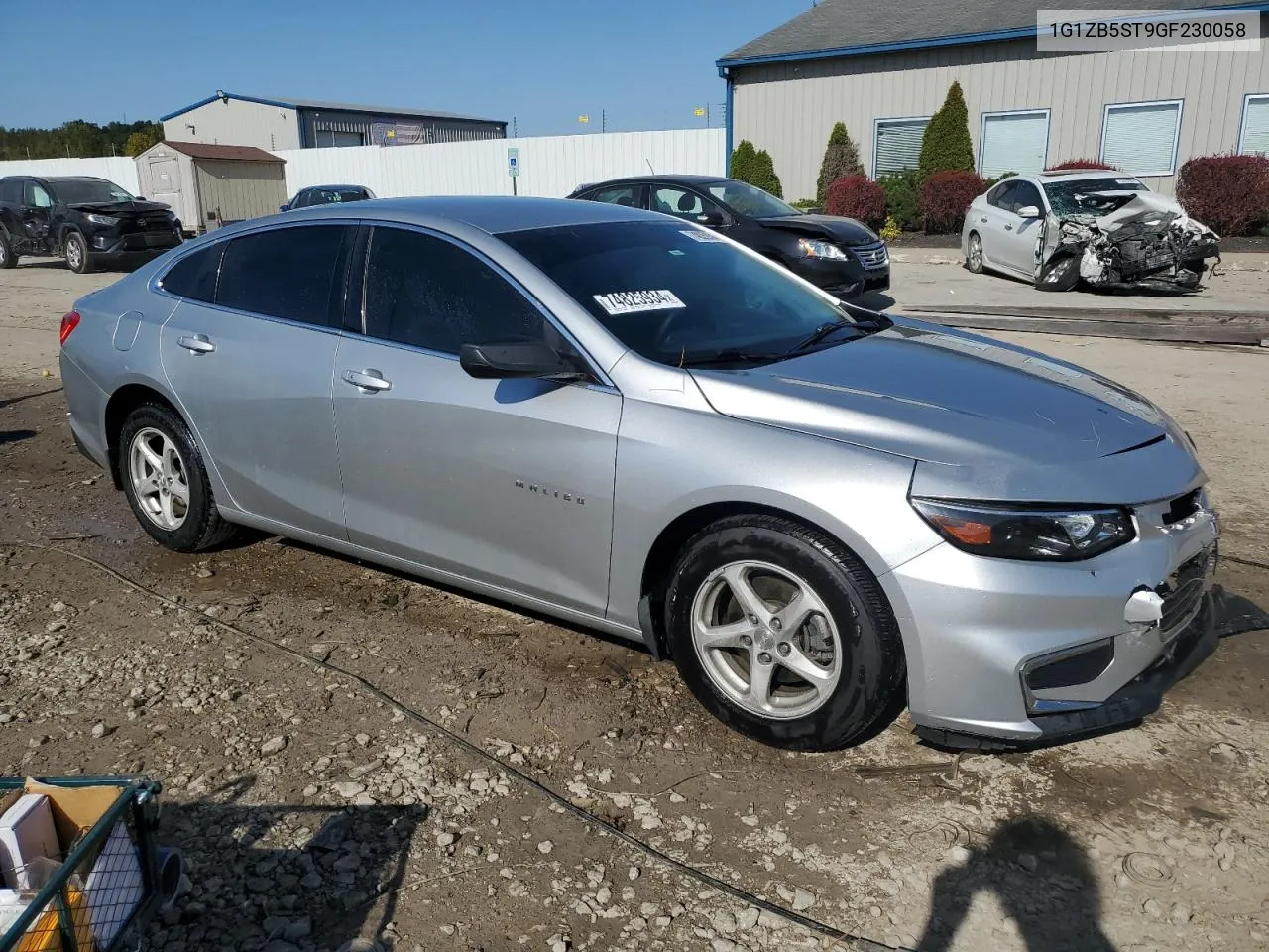 1G1ZB5ST9GF230058 2016 Chevrolet Malibu Ls