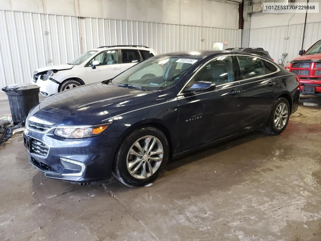 2016 Chevrolet Malibu Lt VIN: 1G1ZE5ST7GF229868 Lot: 75001494