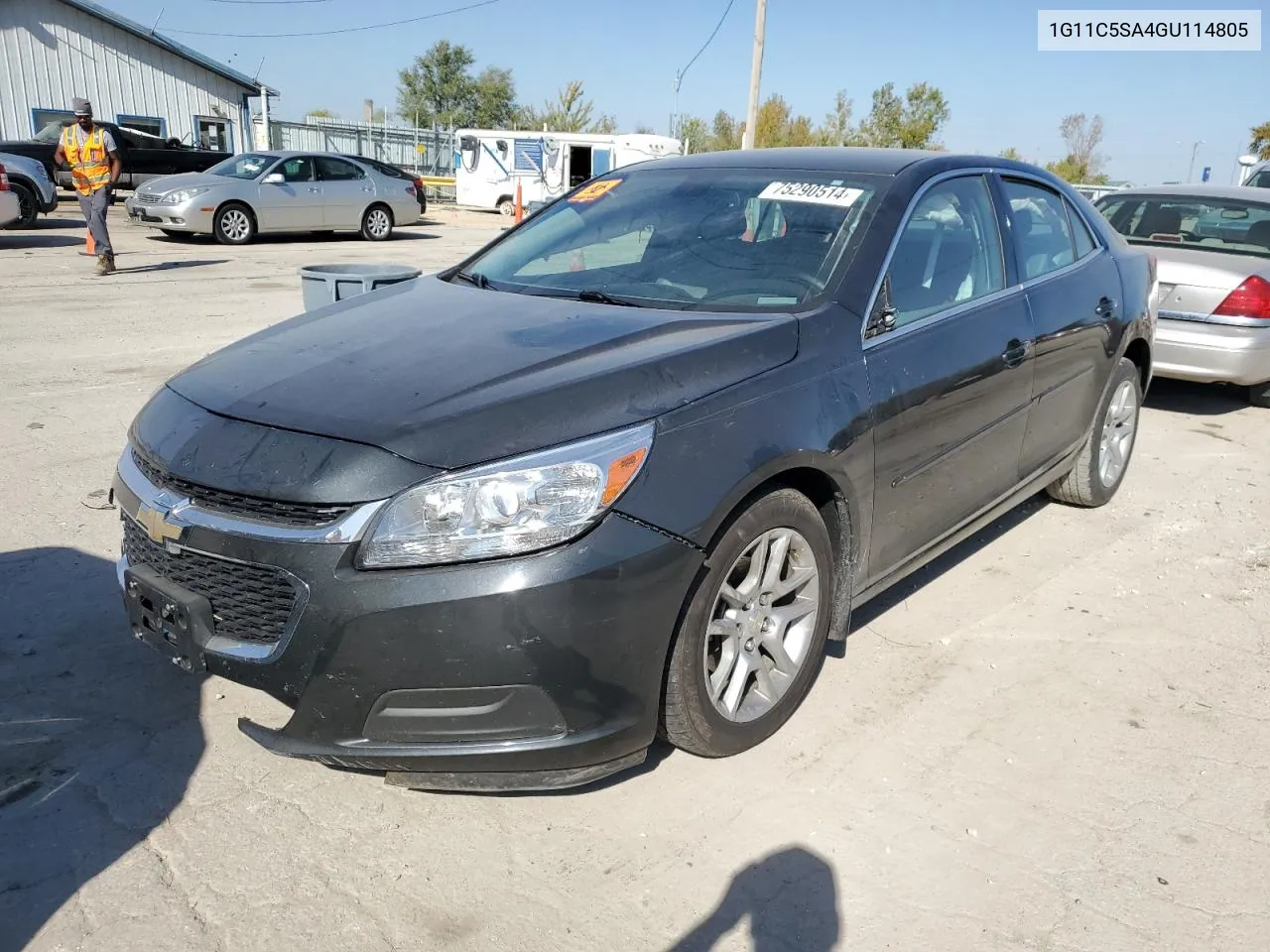 2016 Chevrolet Malibu Limited Lt VIN: 1G11C5SA4GU114805 Lot: 75290514