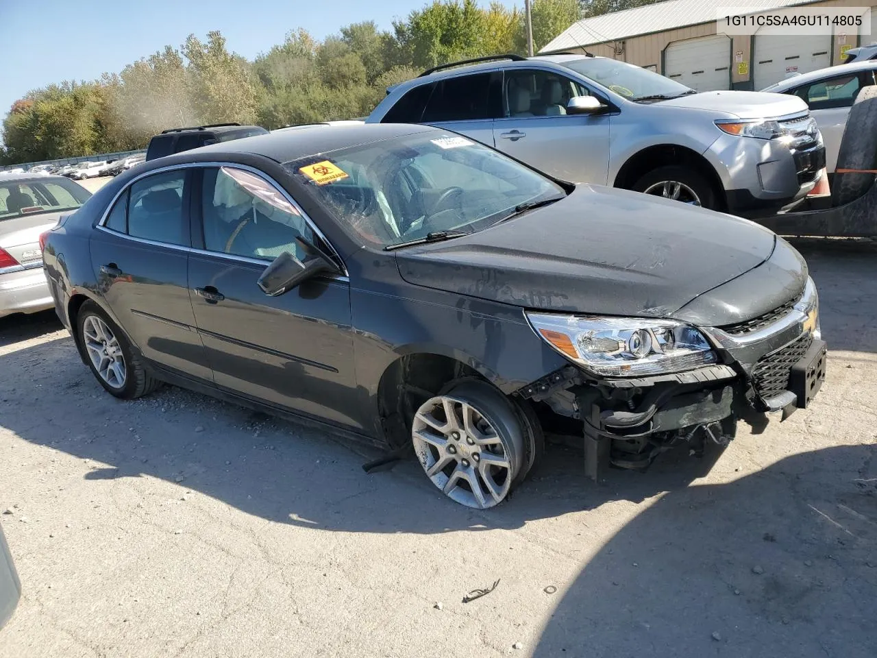 2016 Chevrolet Malibu Limited Lt VIN: 1G11C5SA4GU114805 Lot: 75290514