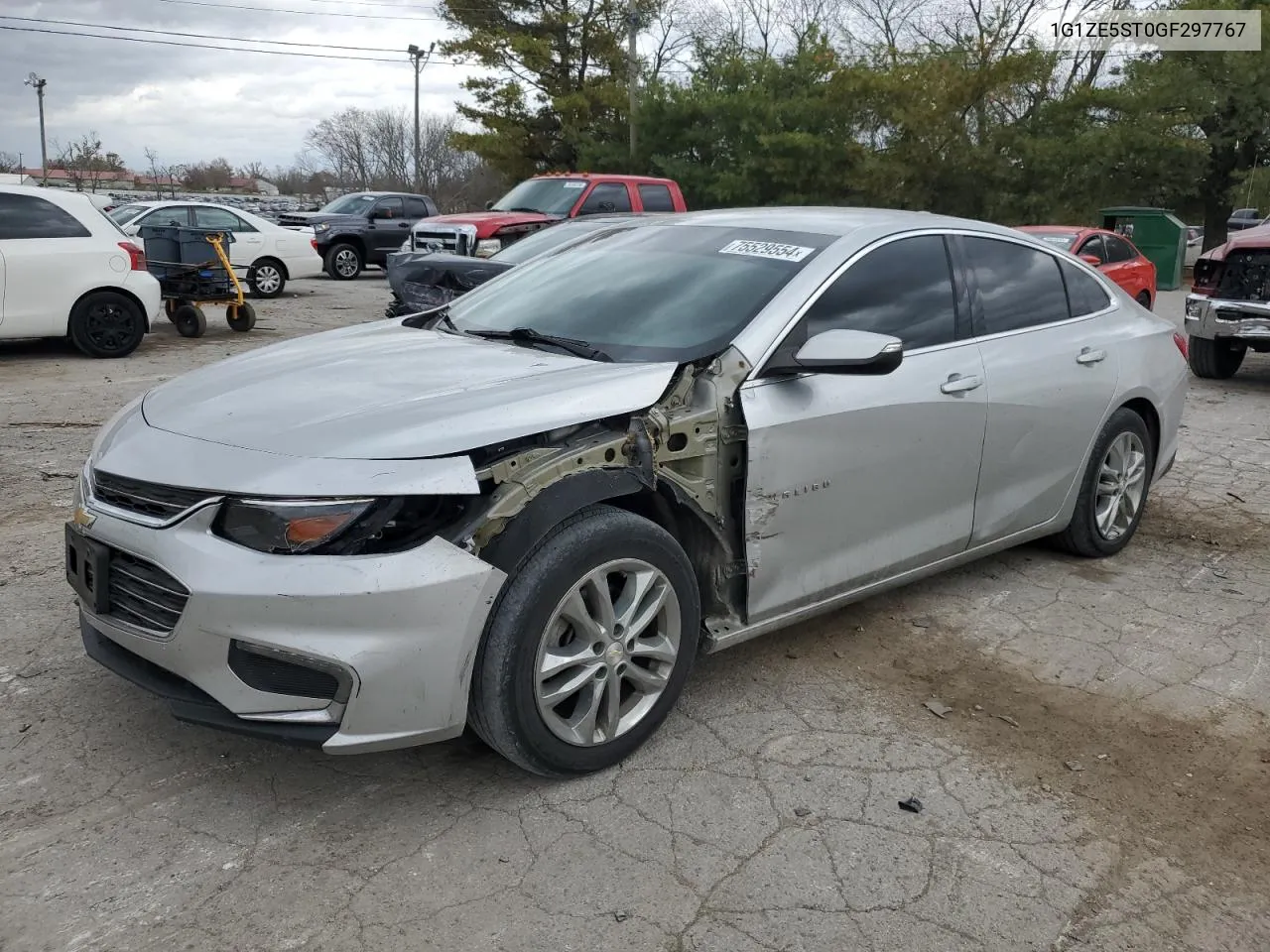 2016 Chevrolet Malibu Lt VIN: 1G1ZE5ST0GF297767 Lot: 75529554