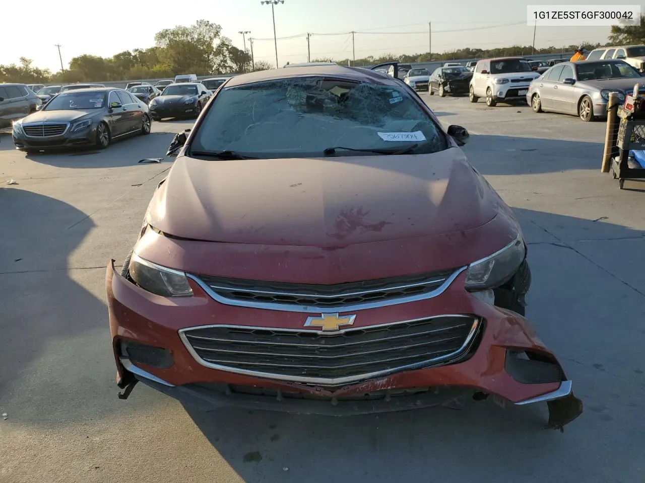 2016 Chevrolet Malibu Lt VIN: 1G1ZE5ST6GF300042 Lot: 75673104