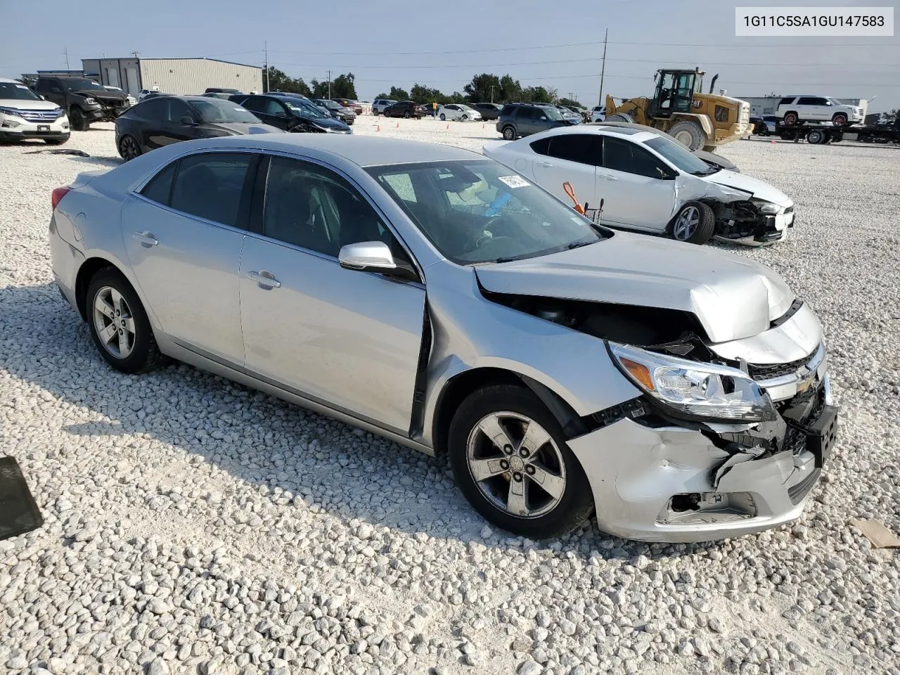 2016 Chevrolet Malibu Limited Lt VIN: 1G11C5SA1GU147583 Lot: 75842714