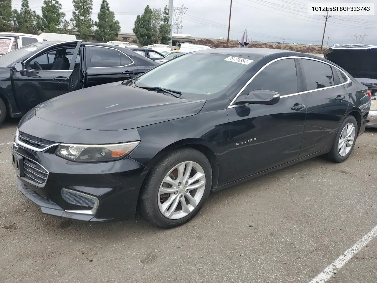 2016 Chevrolet Malibu Lt VIN: 1G1ZE5ST8GF323743 Lot: 76775864