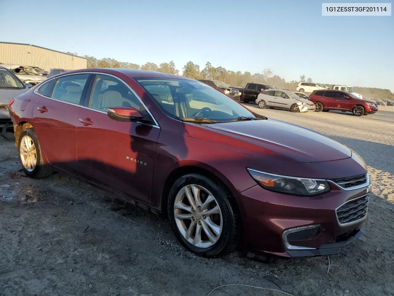 2016 Chevrolet Malibu Lt VIN: 1G1ZE5ST3GF201114 Lot: 76999174