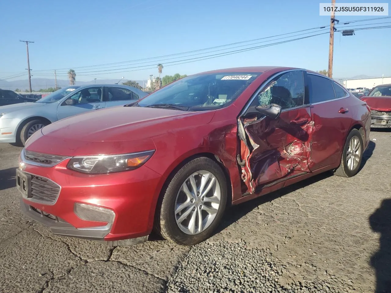 2016 Chevrolet Malibu Hybrid VIN: 1G1ZJ5SU5GF311926 Lot: 77046244