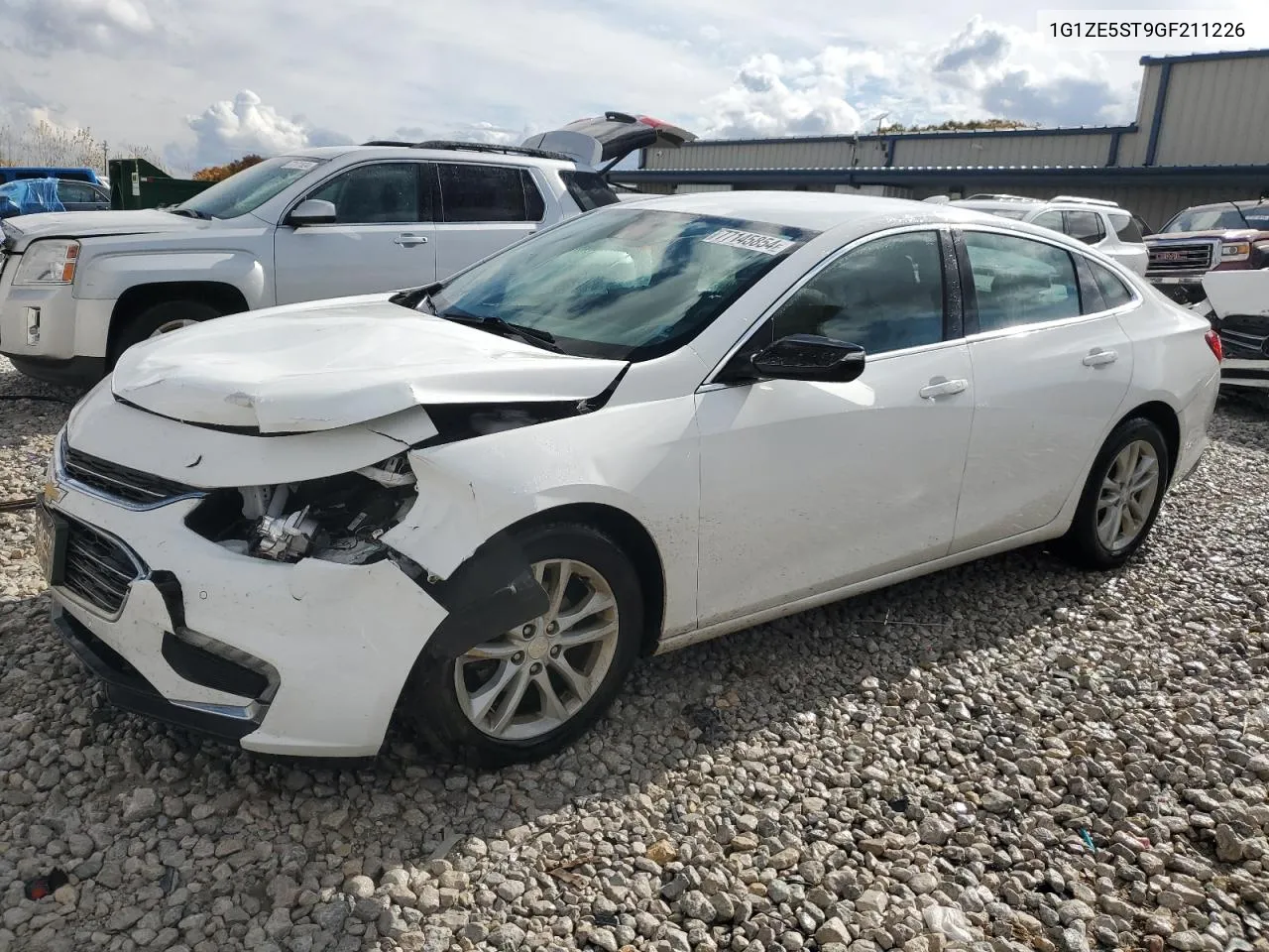 2016 Chevrolet Malibu Lt VIN: 1G1ZE5ST9GF211226 Lot: 77145854