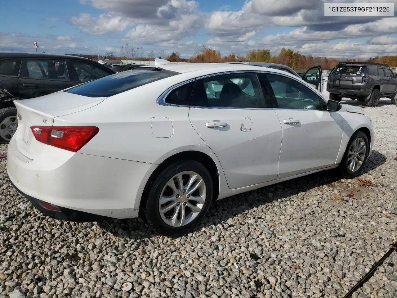 2016 Chevrolet Malibu Lt VIN: 1G1ZE5ST9GF211226 Lot: 77145854