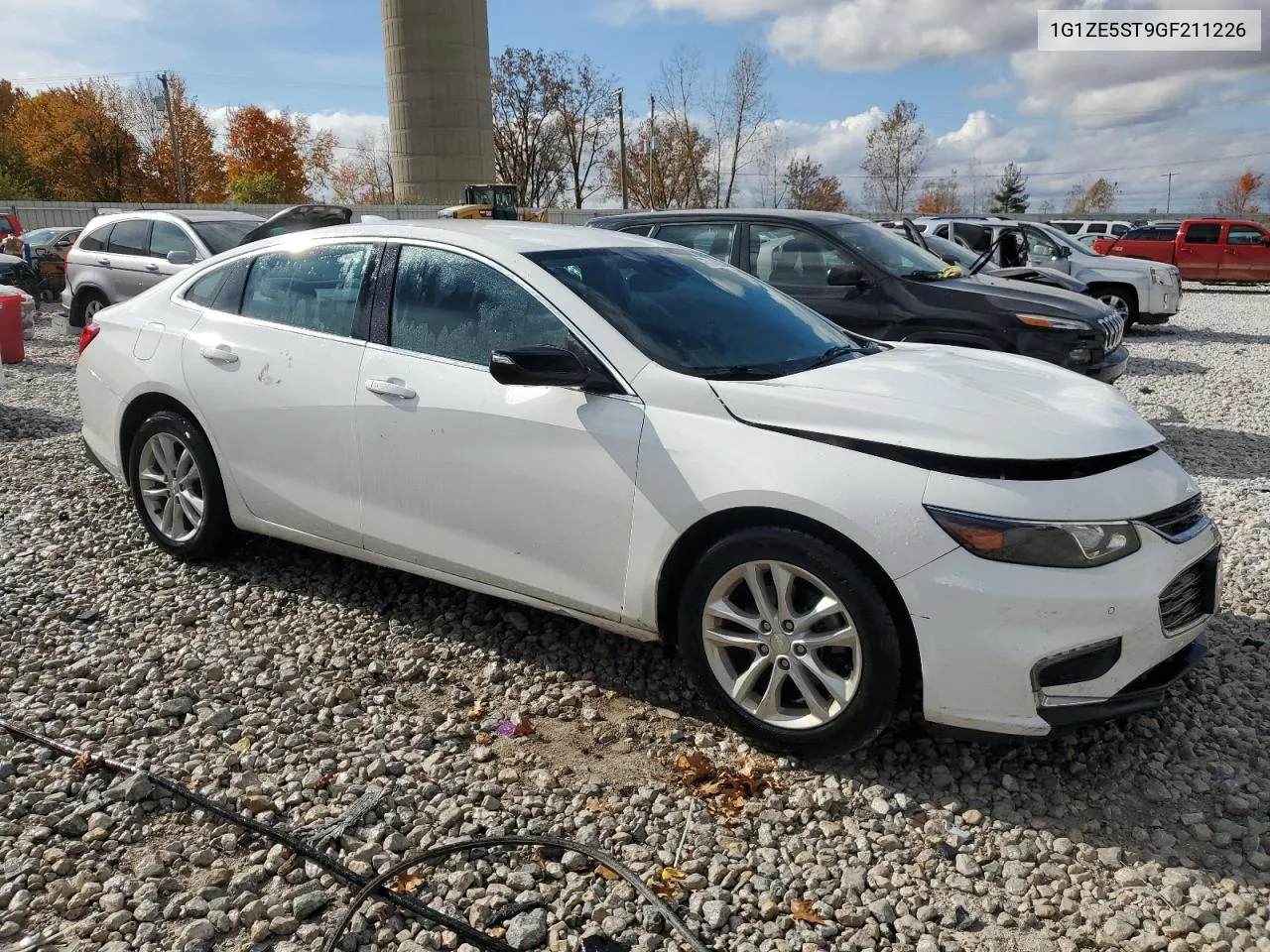 2016 Chevrolet Malibu Lt VIN: 1G1ZE5ST9GF211226 Lot: 77145854